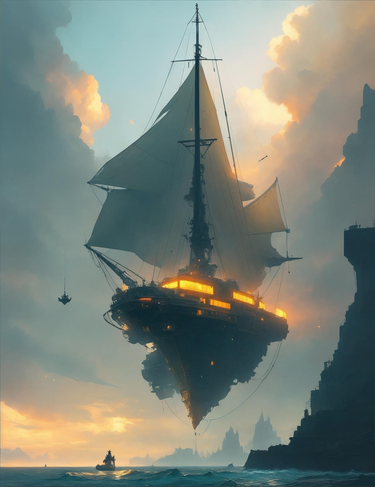 Not Art of Floating Ship by cheat20jack on DeviantArt