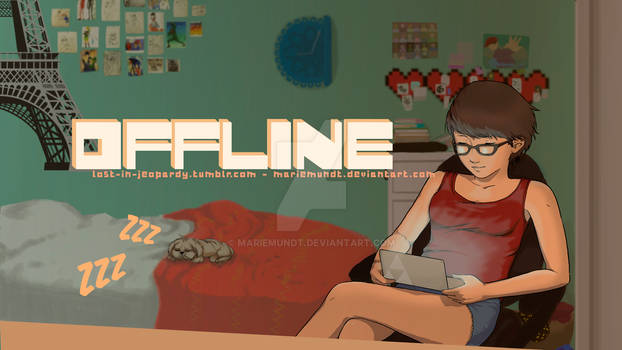 Commission: Offline banner on Twitch