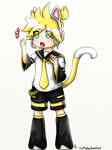 Neko Len! by CuzMyDogSaidSo