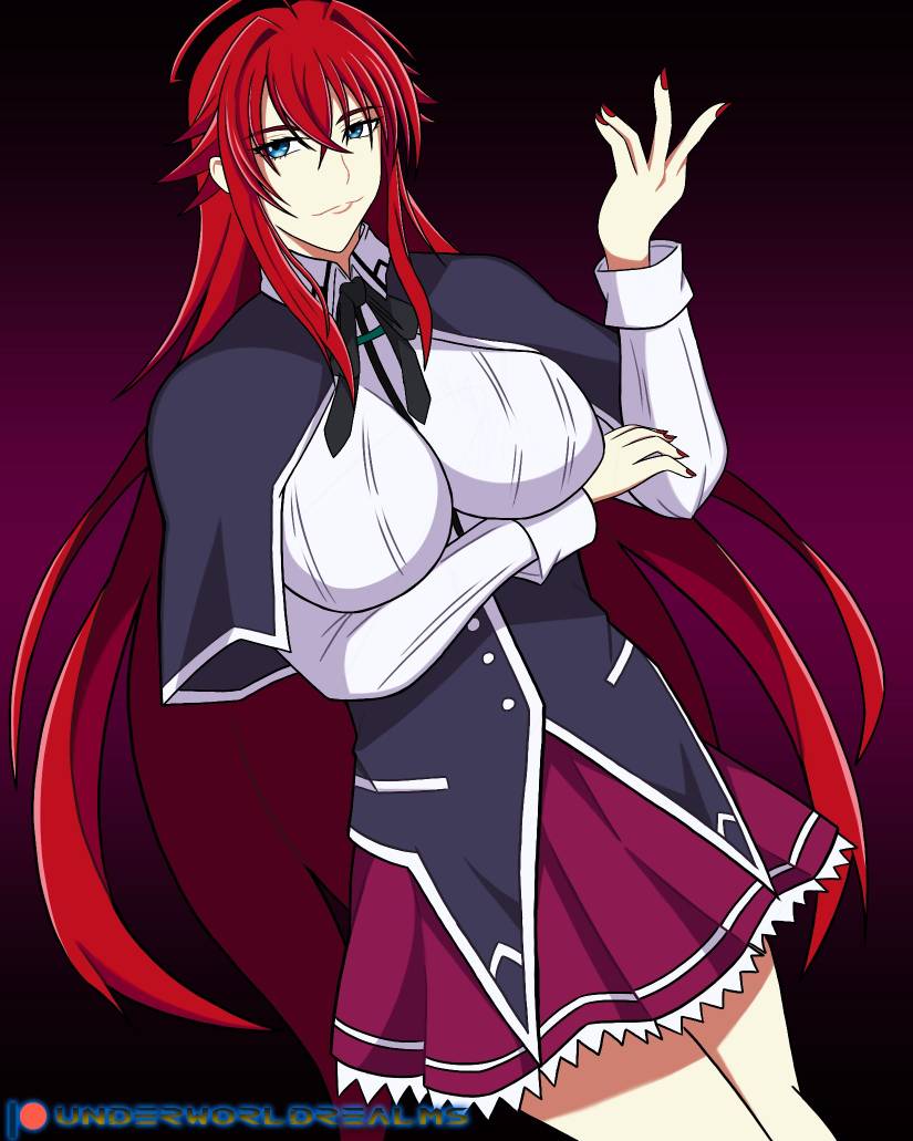 Angry Rias High School DxD - Rias Gremory by HadesDracion on DeviantArt
