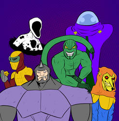 Sinister Six by SolarSilencer