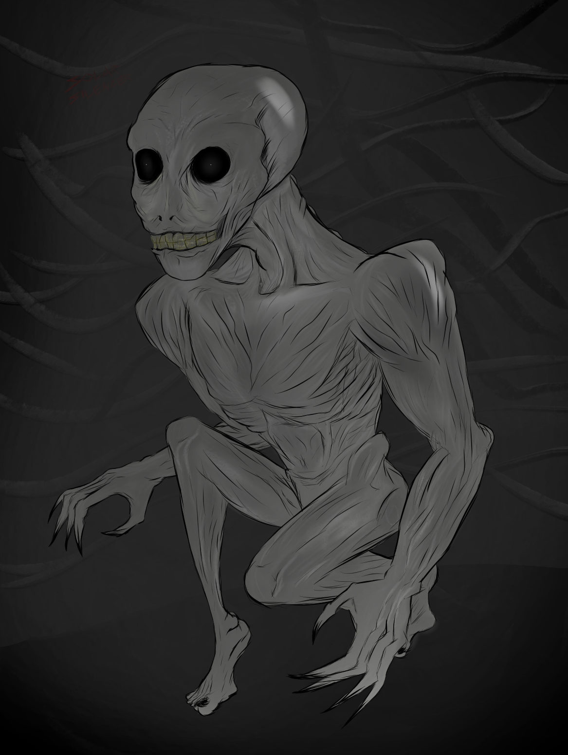 SCP-096 by IsolatedTortilla on DeviantArt