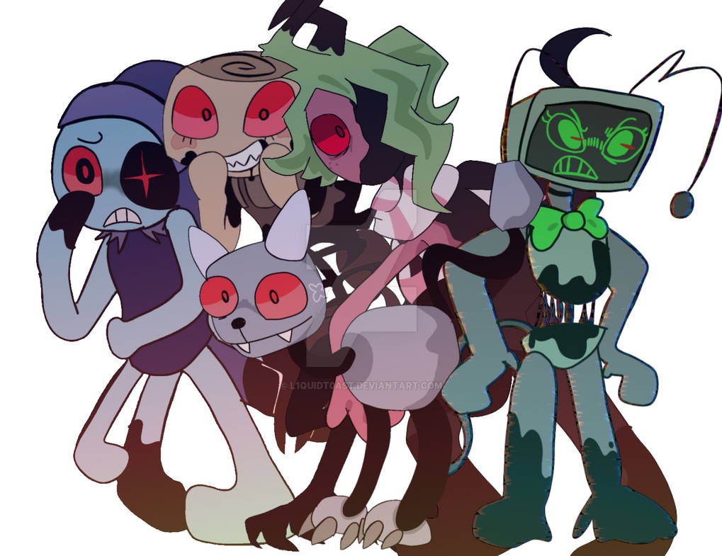 ALL THE TWISTED MAINS! by L1quidT0ast on DeviantArt