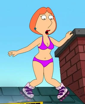 Lois Griffin sexy bikini roller blades