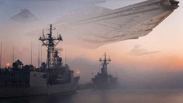 Earth Navy vs Galactic Navy 