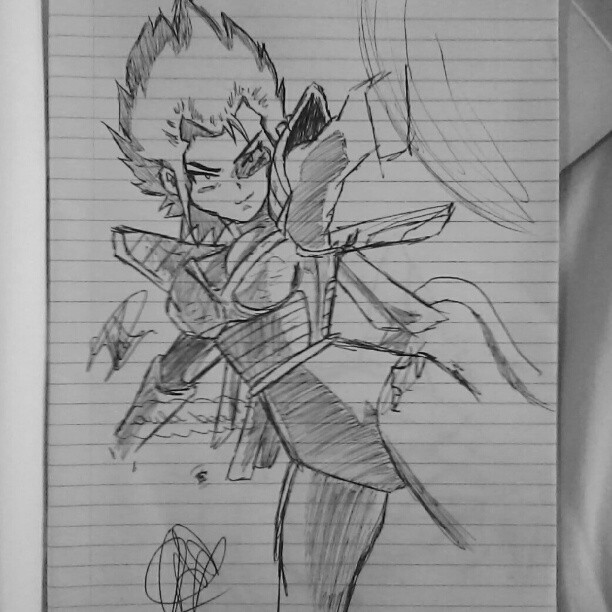 Vegeta Female, DBZ - Draw by me