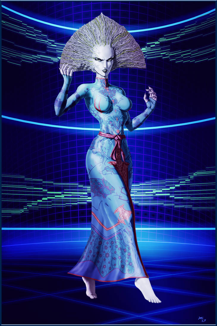 System Shock 2 - SHODAN Avatar Form