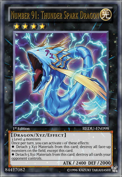 Number 91: Thunder Spark Dragon