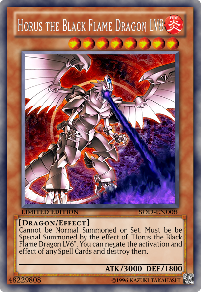 Mavin  Yu-Gi-Oh Horus The Black Flame Dragon LV4 Ultimate Rare