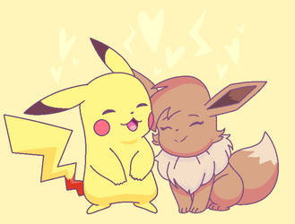 Rin and Pikachu by xXkerrysweetXx