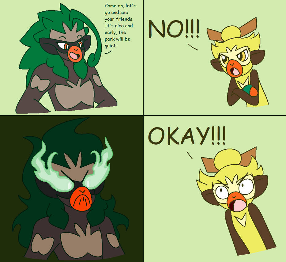 Chibi Rillaboom Rillaboom Goes WILD!!! by xXkerrysweetXx on DeviantArt