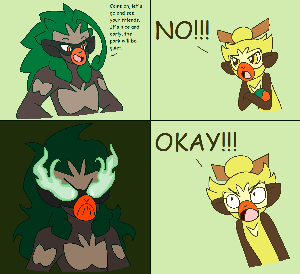 Pokemon Rillaboom Deviantart Rillaboom Goes WILD!!! by xXkerrysweetXx on DeviantArt
