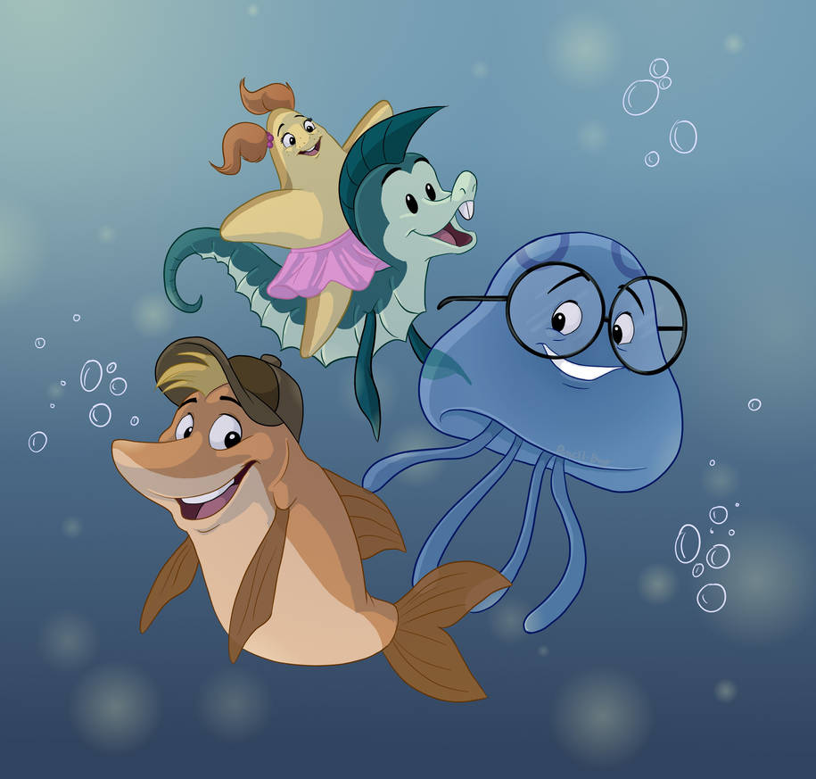 Help! I'm A Fish by pencil-bug on DeviantArt