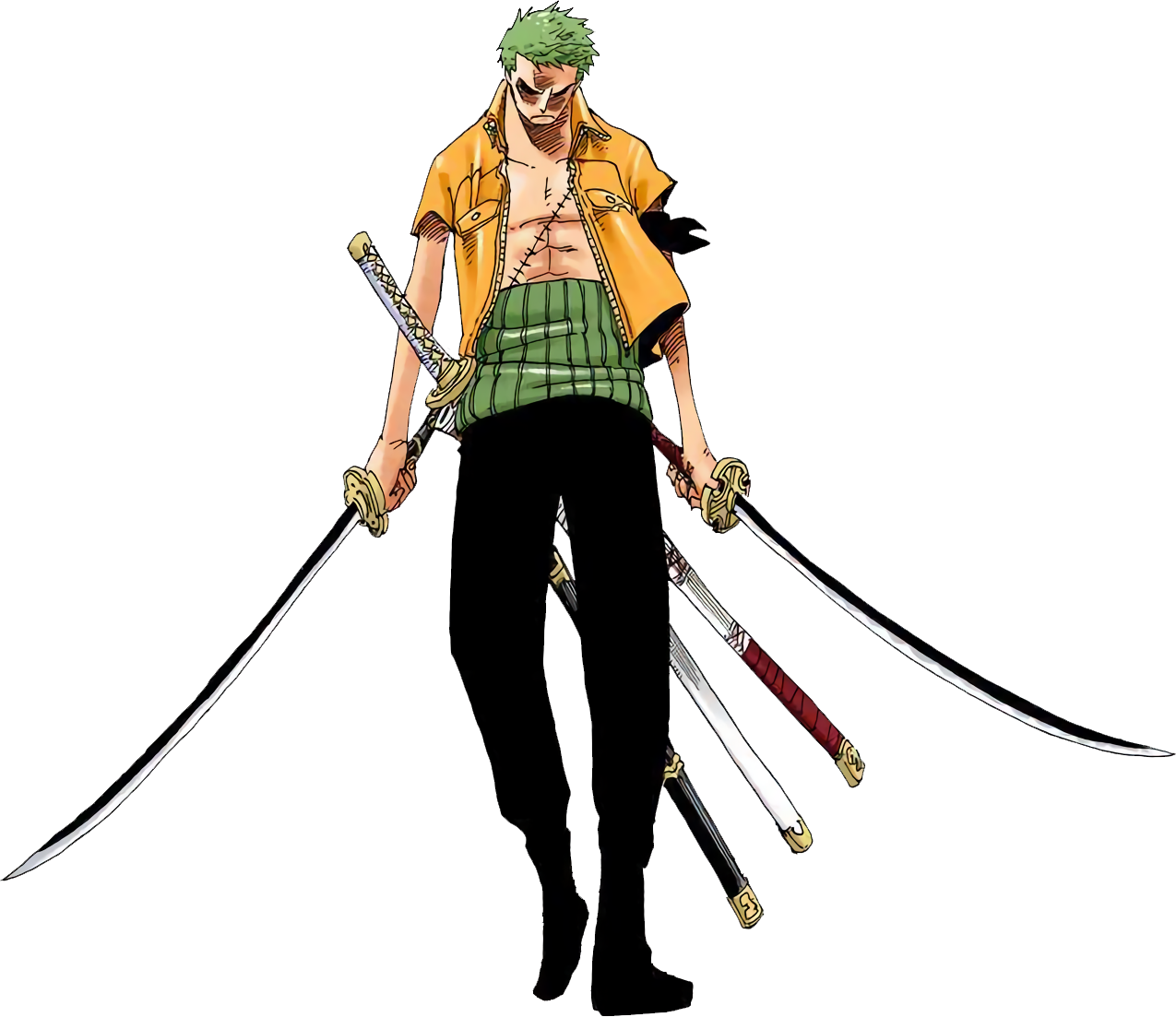 Chances Are You've Seen Zoro Somewhere On The Internet, - One Piece Zoro  Pre Timeskip Transparent PNG - 1300x1600 - Free Download on NicePNG