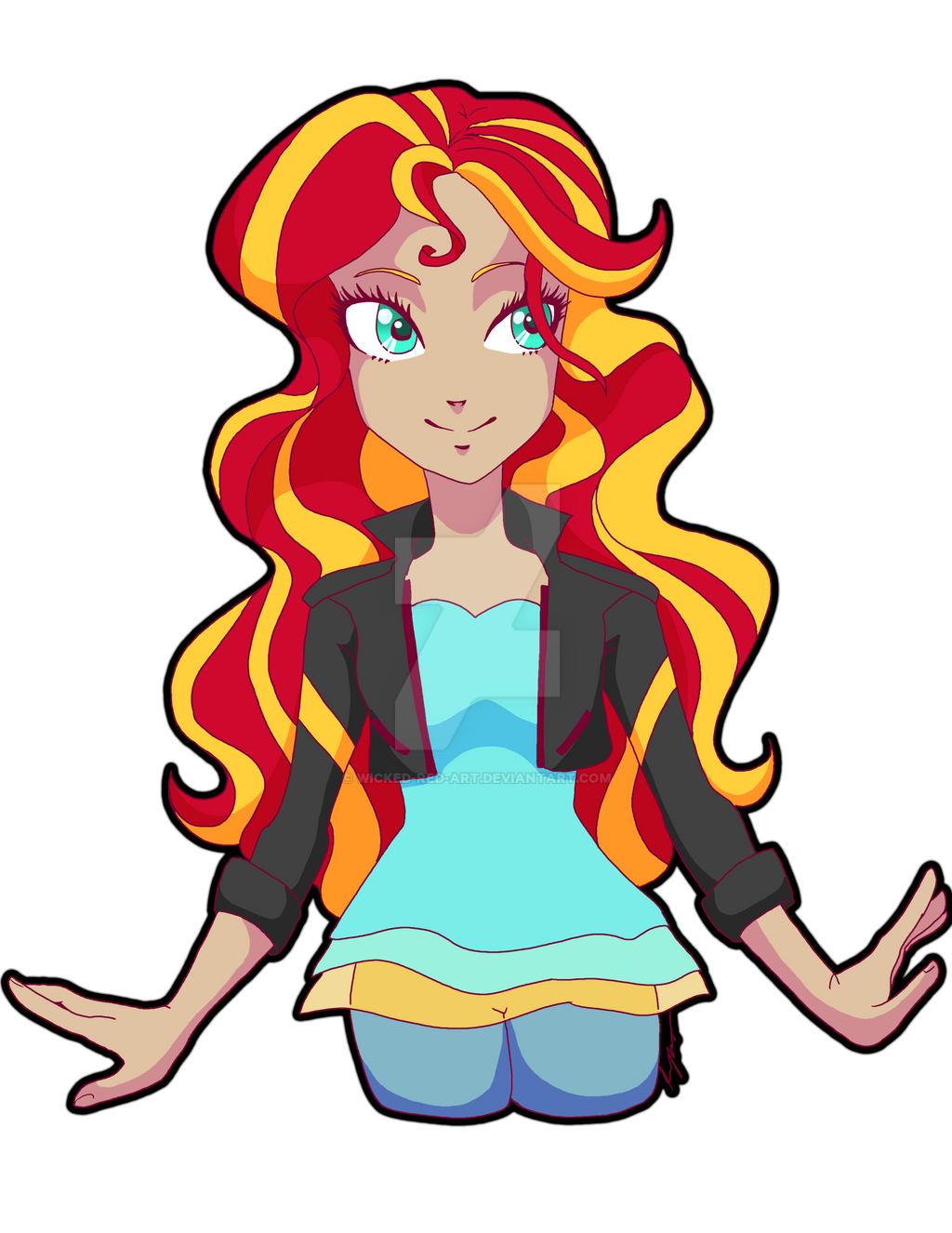 Sunset Shimmer by Wicked-RED-Art on DeviantArt