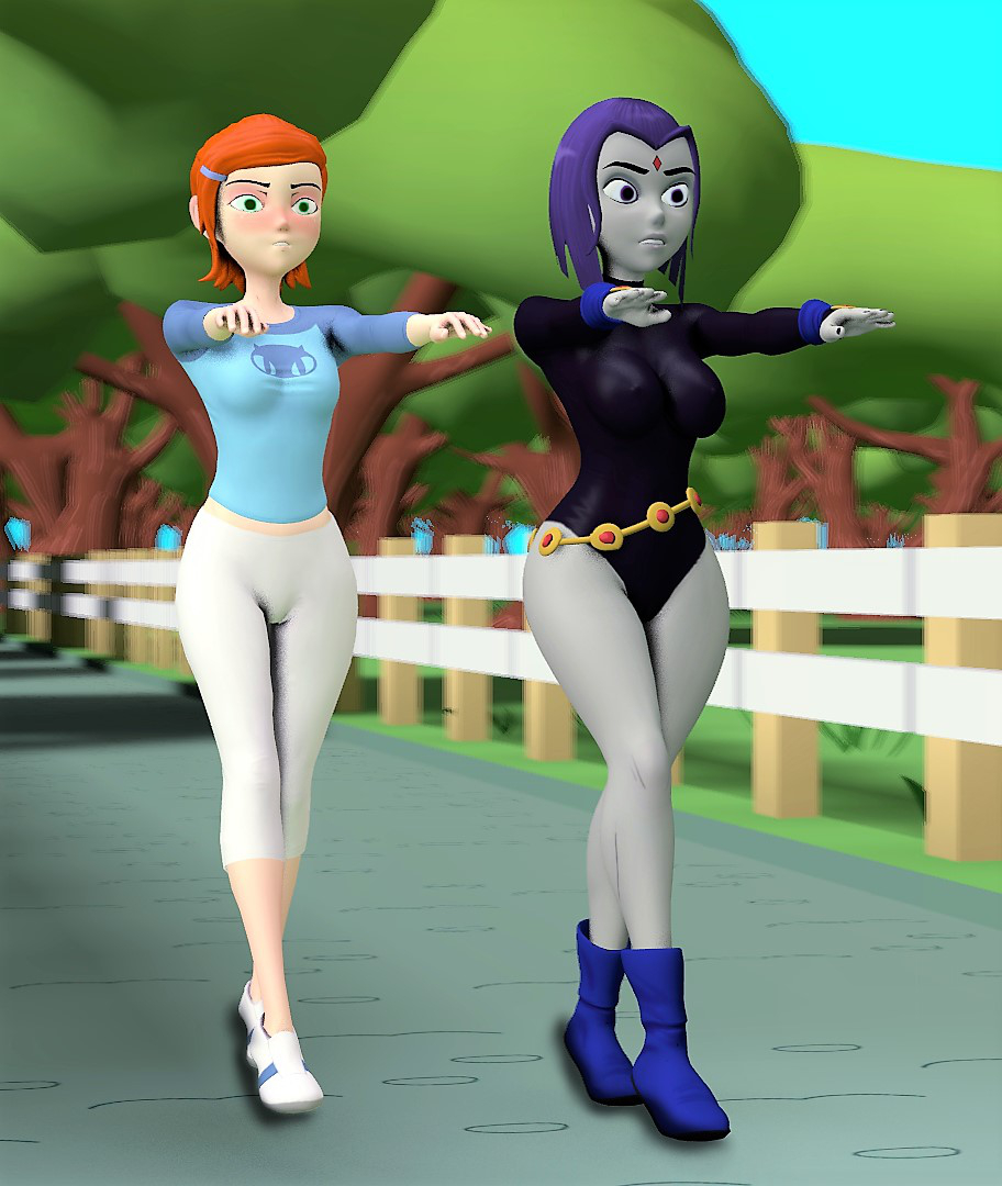 Gwen and raven hypno walk