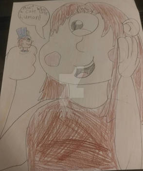 Selena the Cyclops meets Norton (gift)