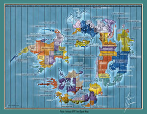 Final Fantasy VIII Time Zone Map