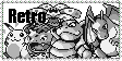 Retro Pokemon stamp by The-Argent-Dragon