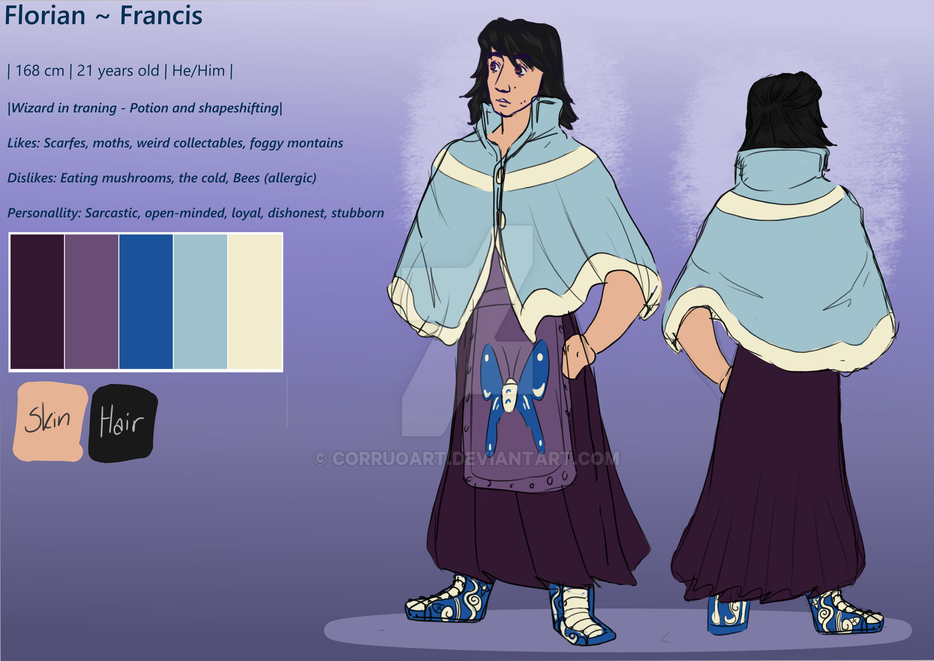 Character Sheet by CorruoArt on DeviantArt