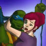 Leonardo rescues April (2k3)