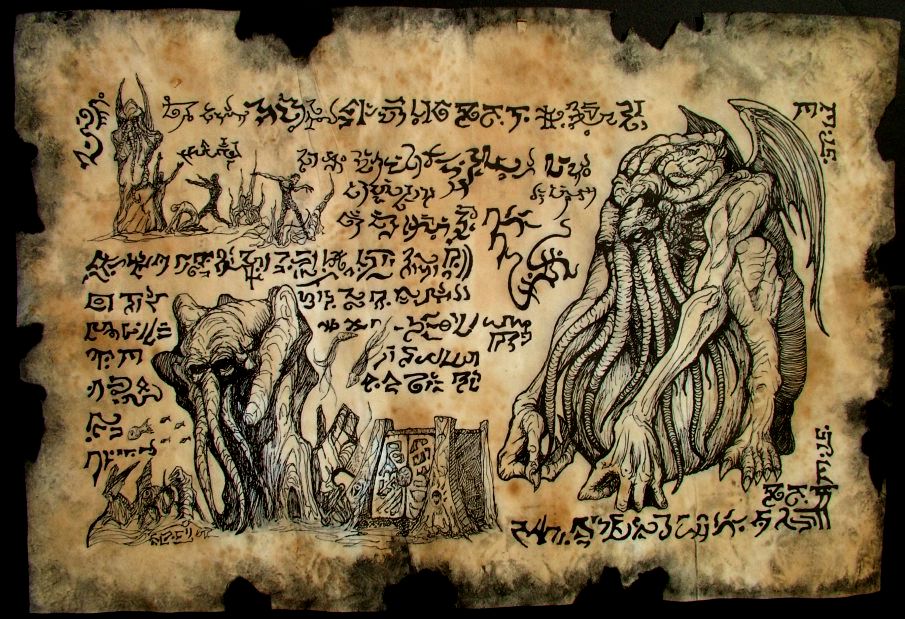 Dark Rlyehain Script Rlyeh Rituals by MrZarono on DeviantArt