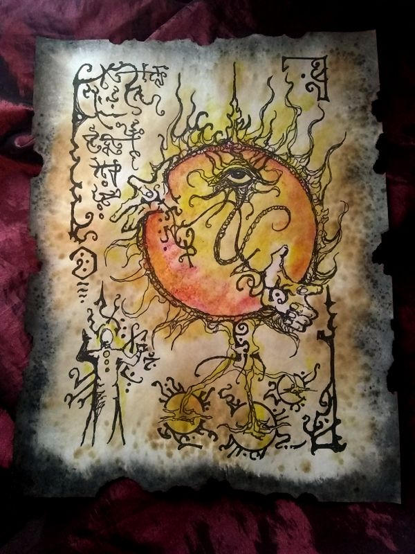 Fireball Spellbook page by MrZarono on DeviantArt