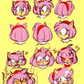 Amy Rose sketches