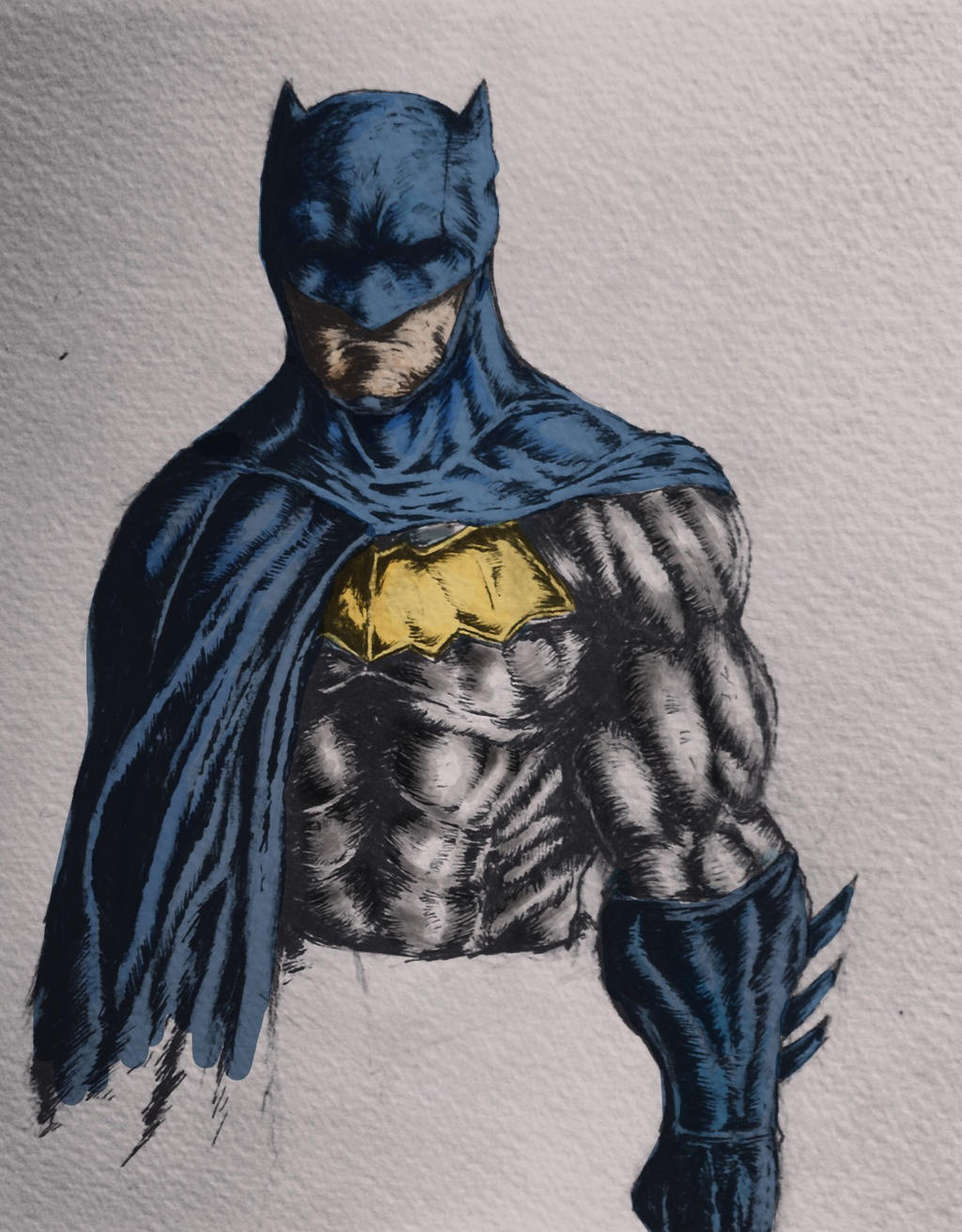 Batman coloured by tmnt4thewin on DeviantArt
