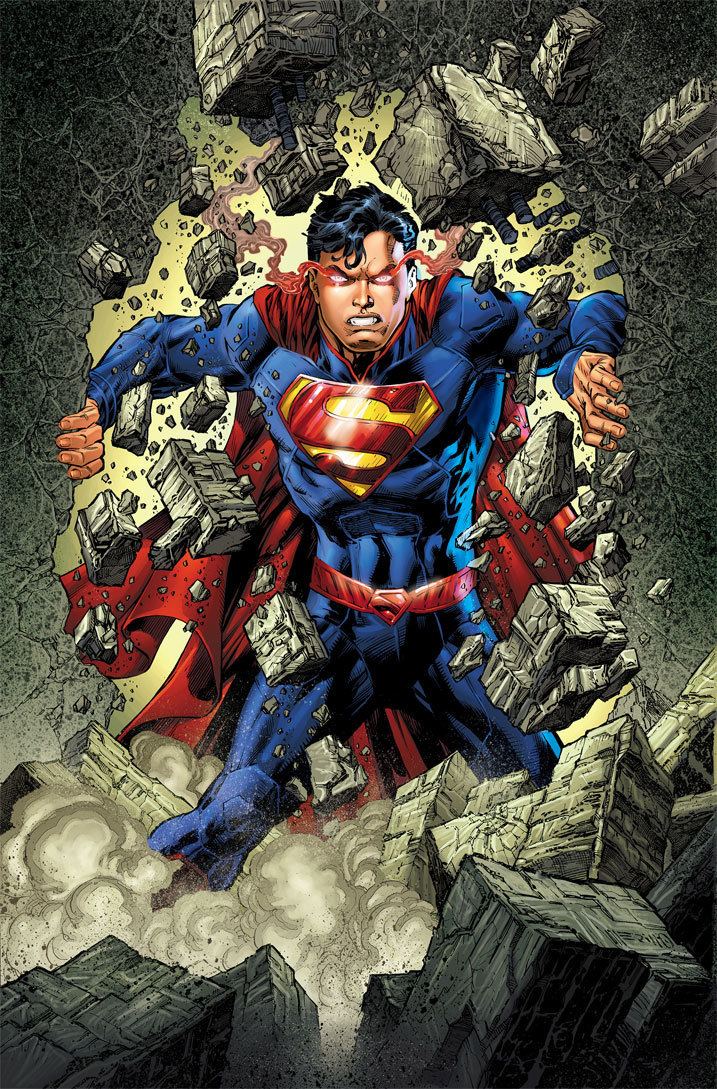 Superman breaking wall by msf81 on DeviantArt