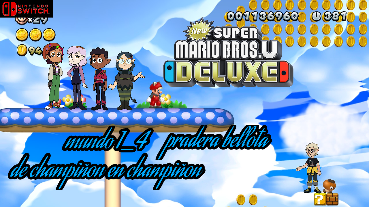 New super mario bros u deluxe online mii