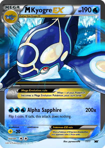 Pokemon Tcg Mega Kyogre Ex By Jsmpokemon On Deviantart