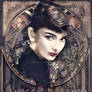 Audrey Hepburn - Art Nouveau