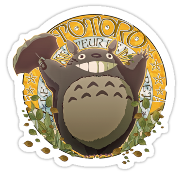 My Neighbor Totoro - Art Nouveau