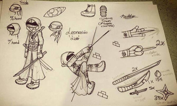 Assassin Ninja Turtle : Leonardo bio by NuttyThenutjob on DeviantArt