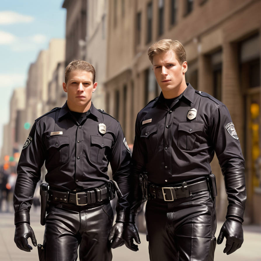 Leather Police Officers by ashuraheaven on DeviantArt