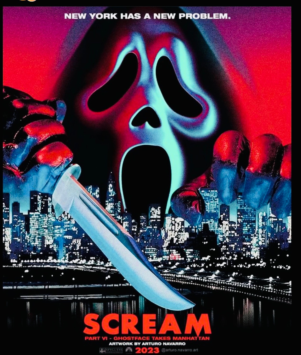  Scream 6, Scream VI 2023 Movie Poster 16x24, Unframed: Posters  & Prints