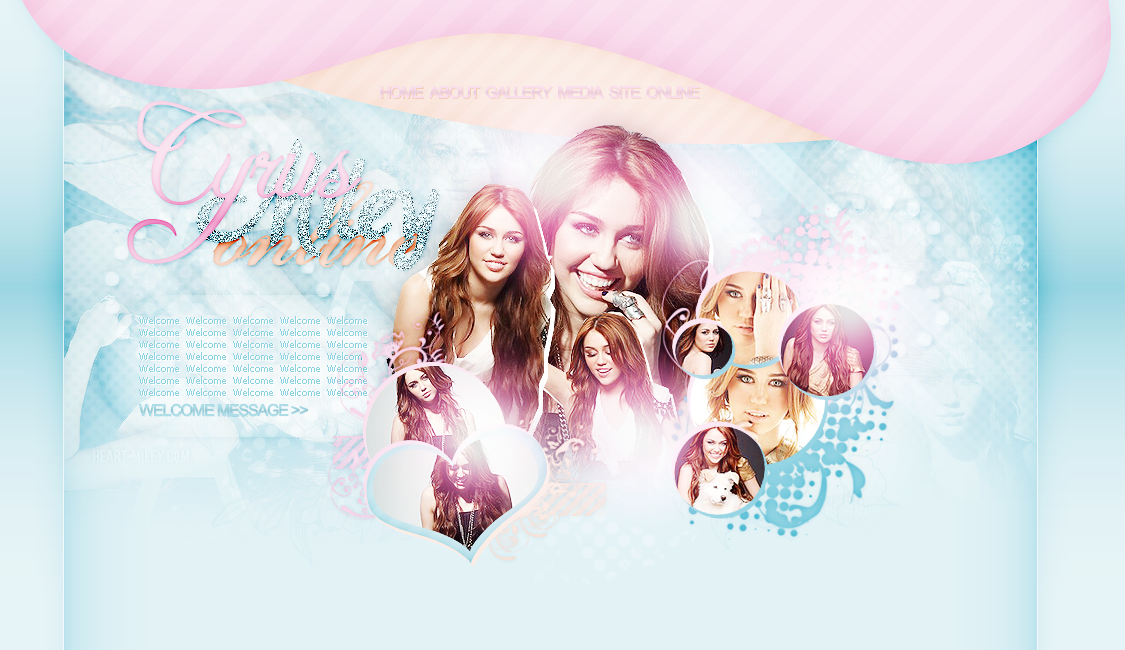Miley Cyrus Layout