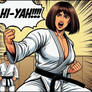 KARATE WOMAN KIAI COMIC