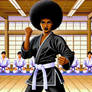 16 bit Ebony Karate woman