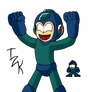 Insanity Megaman in keiji inafune style