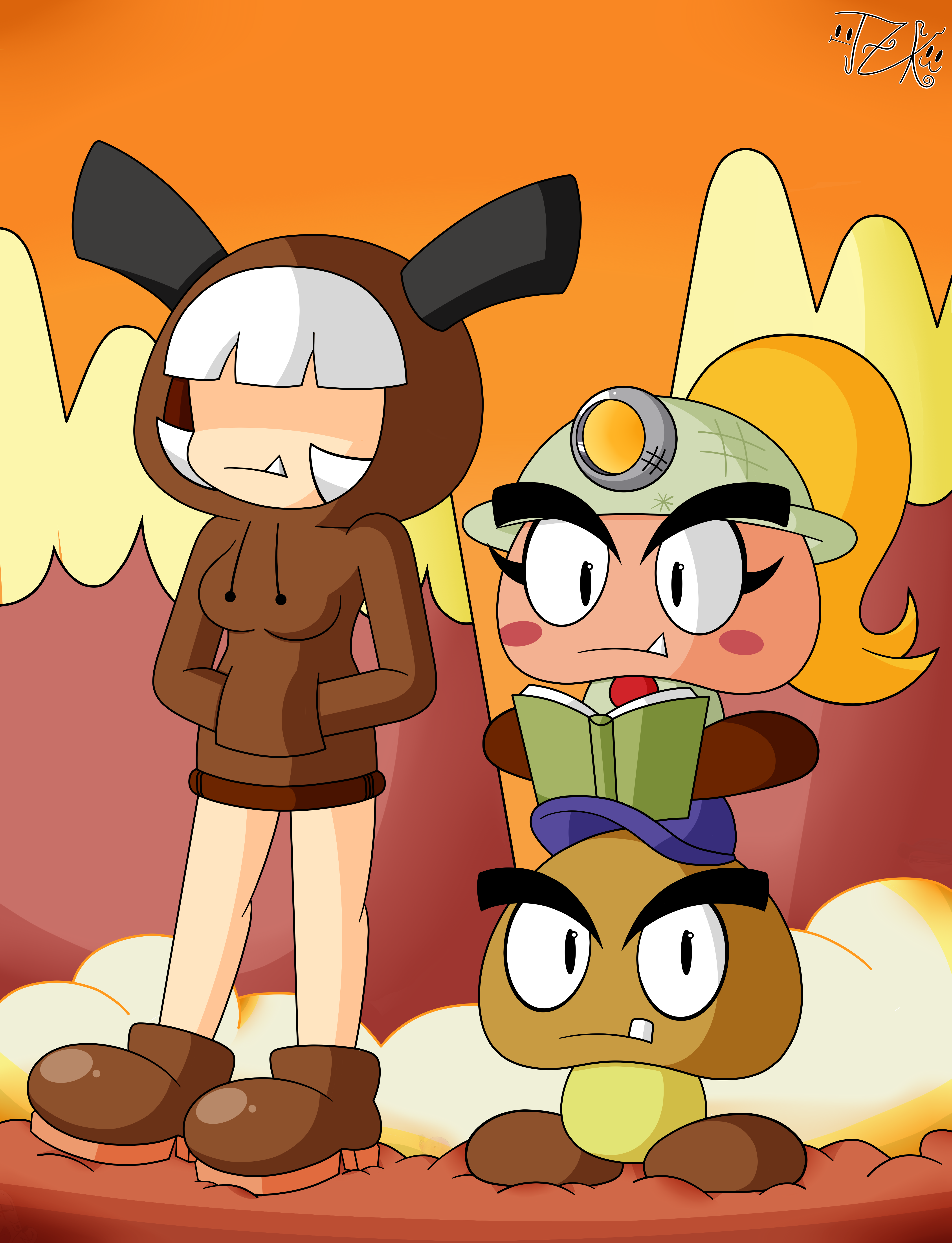 Goomba Oc Deviantart Goomba Girl by TorchicZK on DeviantArt