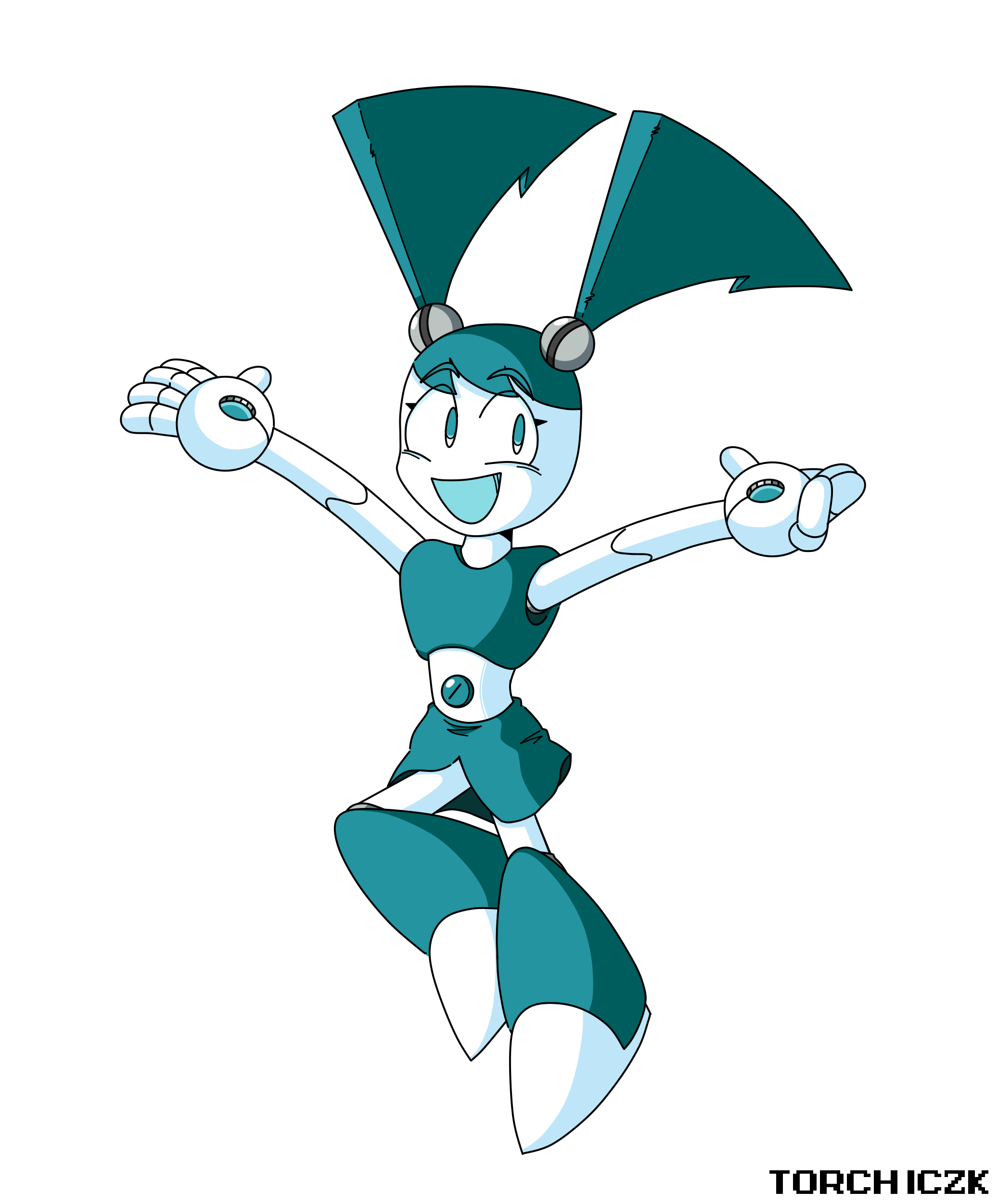 Jenny Wakeman in Classis Megaman style by TorchicZK on DeviantArt