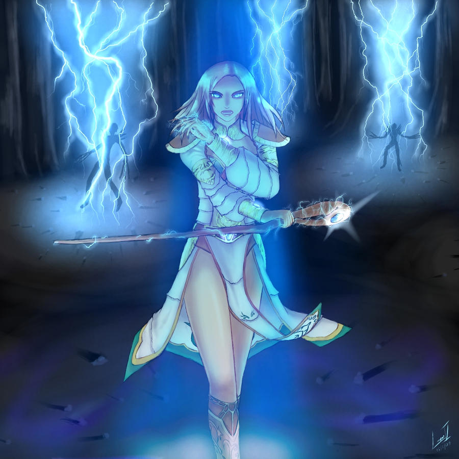 Lightning Mage by Luran-V on DeviantArt