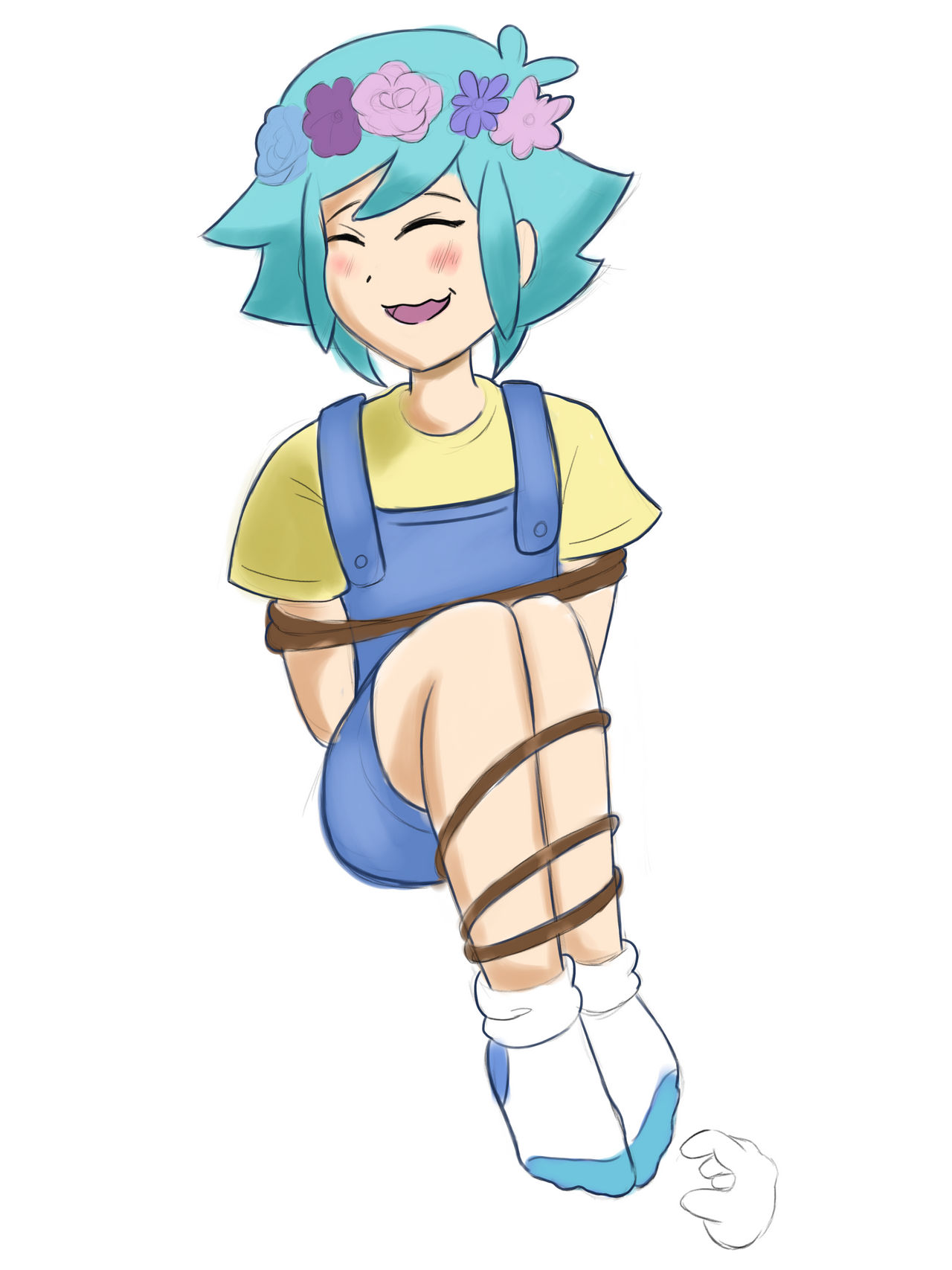 Basil bound and tickled by CPUKnightX1 by Juniorsocklover1212 on DeviantArt