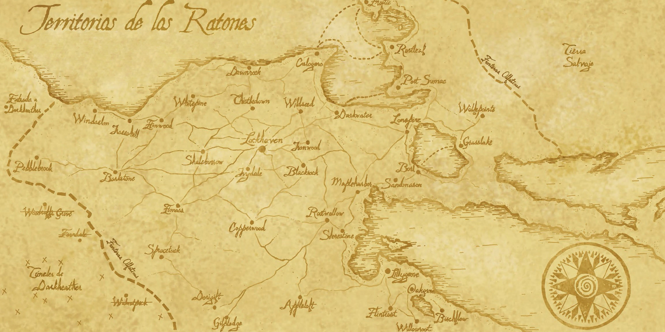 The Territories full map (Mouse Guard) by CATMONKEY1992 on DeviantArt