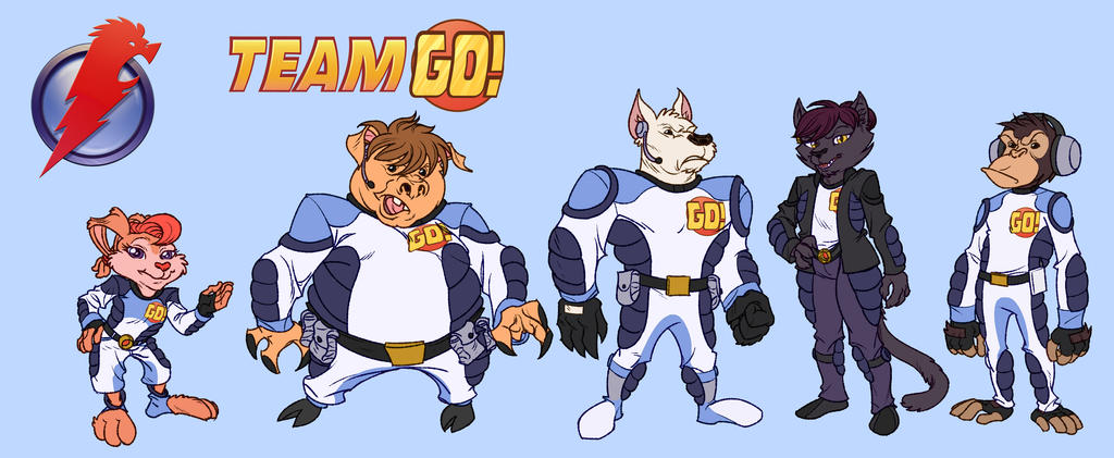 TeamGo Character Sheet by BadAnkleBill on DeviantArt