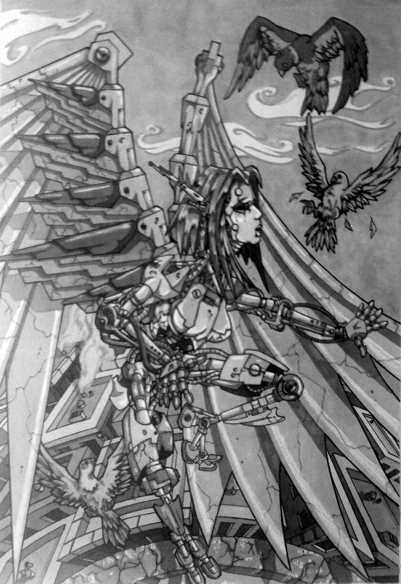 automaton (bw ver) by antpanstudios on DeviantArt