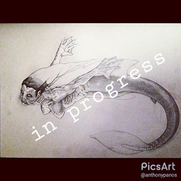 mermaid 3 (in progress) by antpanstudios on DeviantArt