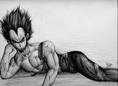 Dragon Ball Z - Vegeta Sketch by SlotheriuS on DeviantArt